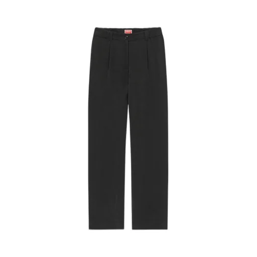 Logo-Patch Wide-Leg Trousers