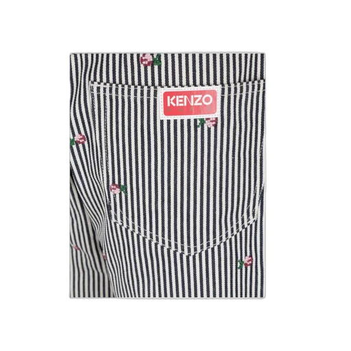 Striped Straight-Leg Trousers