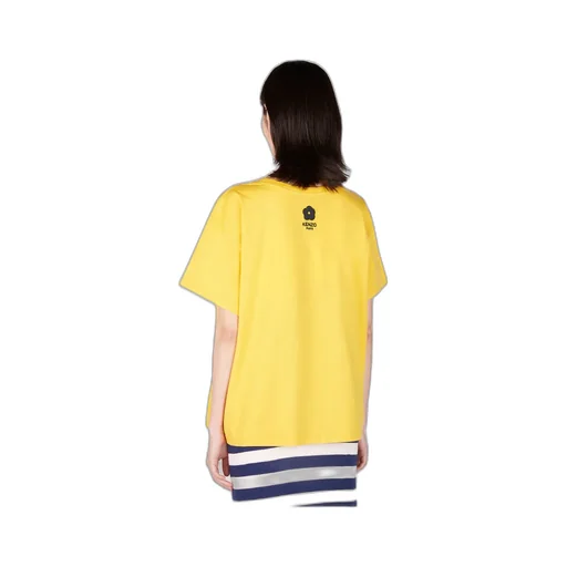 Motif Embroidered Crewneck T-Shirt