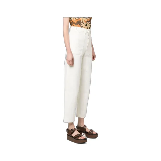 High-Rise Tapered Jeans