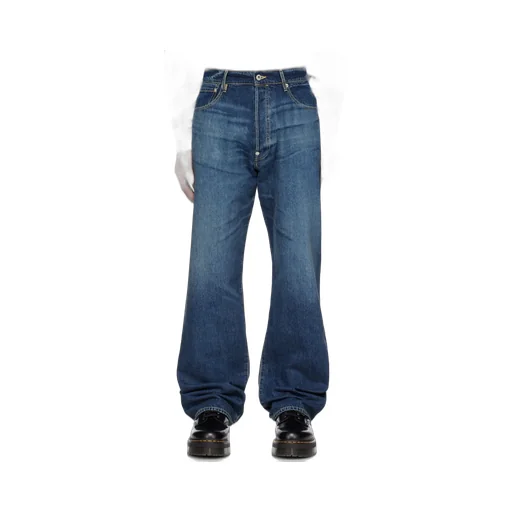 Suisen Wide-Leg Relaxed-Fit Jeans