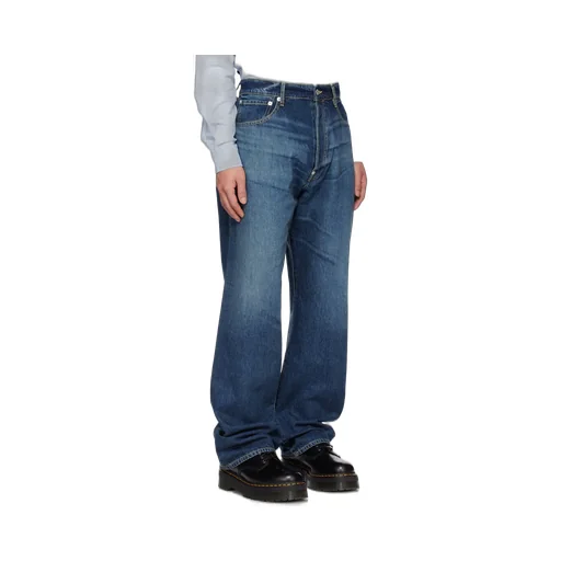 Suisen Wide-Leg Relaxed-Fit Jeans