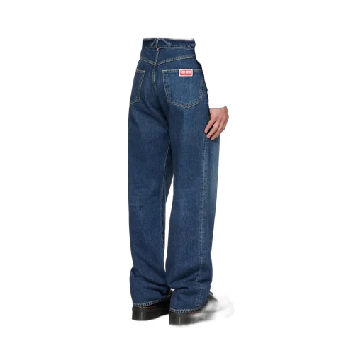 Suisen Wide-Leg Relaxed-Fit Jeans