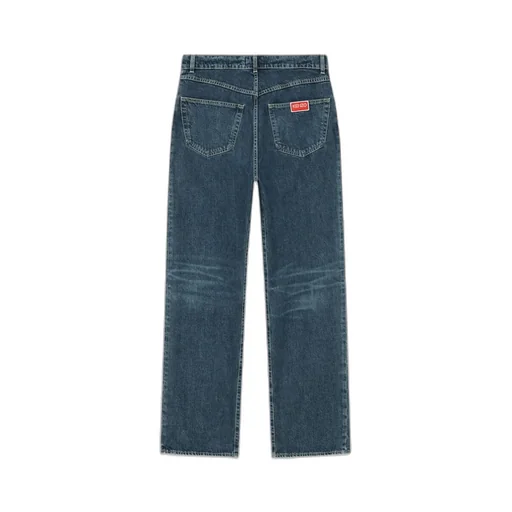 Suisen Wide-Leg Relaxed-Fit Jeans