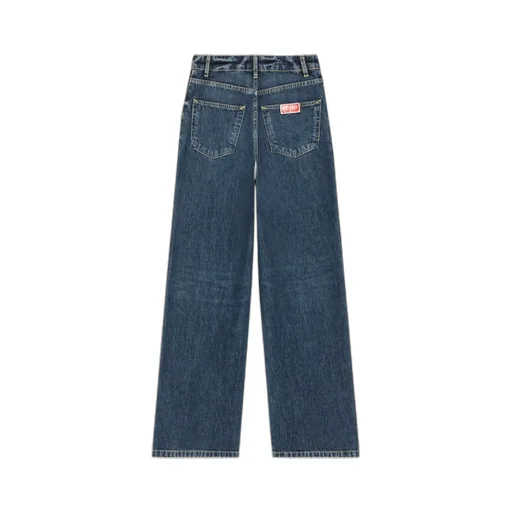 High-Waisted Wide-Leg Jeans