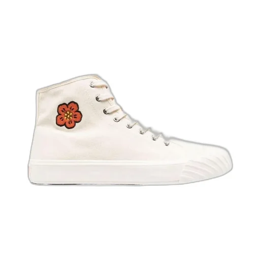 Boke Flower Motif High-Top Sneakers