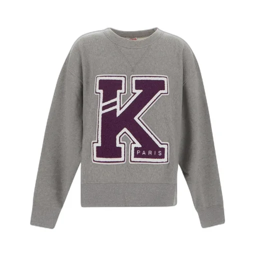 Logo-Patch Detailed Crewneck Sweatshirt