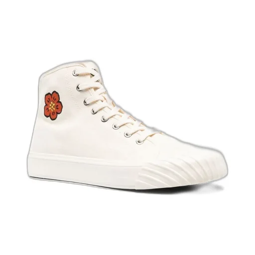 Boke Flower Motif High-Top Sneakers