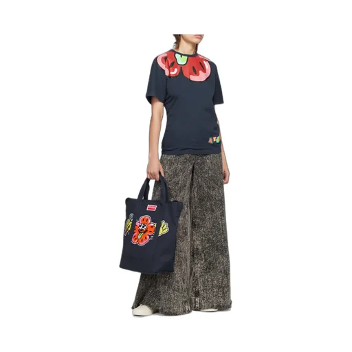 Boke Flower Motif High-Top Sneakers