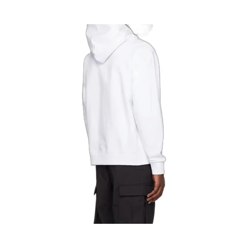 Hooded Zipped Boke Flower Crest Jumper