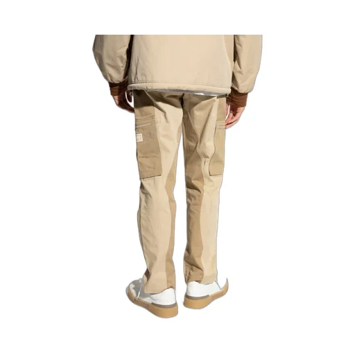 Straight-Leg Cargo Slim Trousers