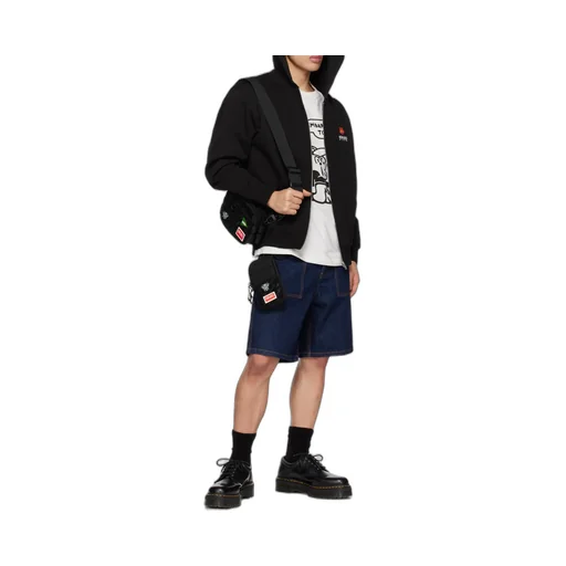 Boke Flower Zipped Hoodie