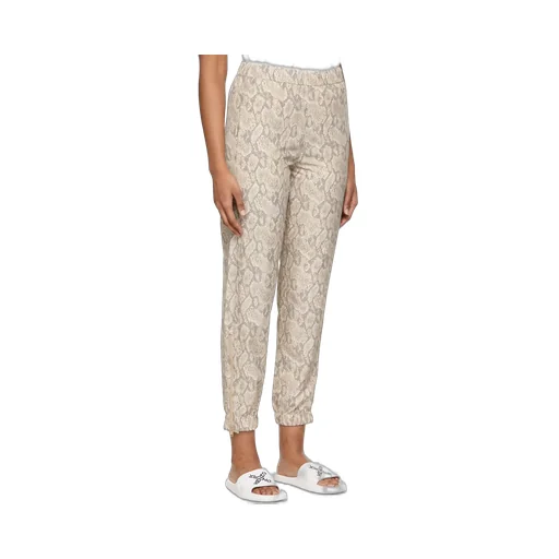 Snakeskin-Print Trousers