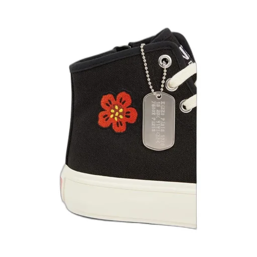 Boke Flower Motif High-Top Sneakers