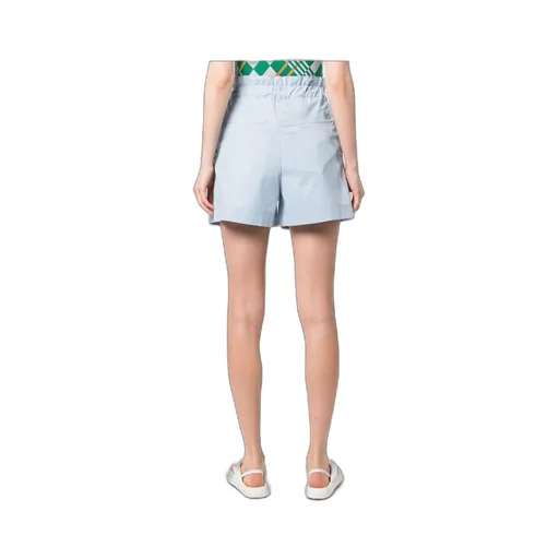 High-Waist Elastic Waist Shorts