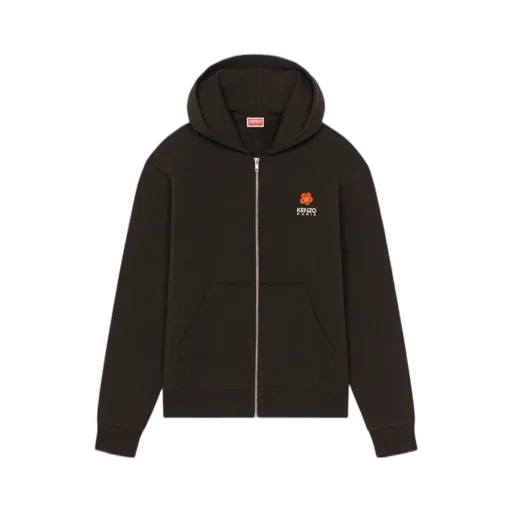 Boke Flower Zipped Hoodie