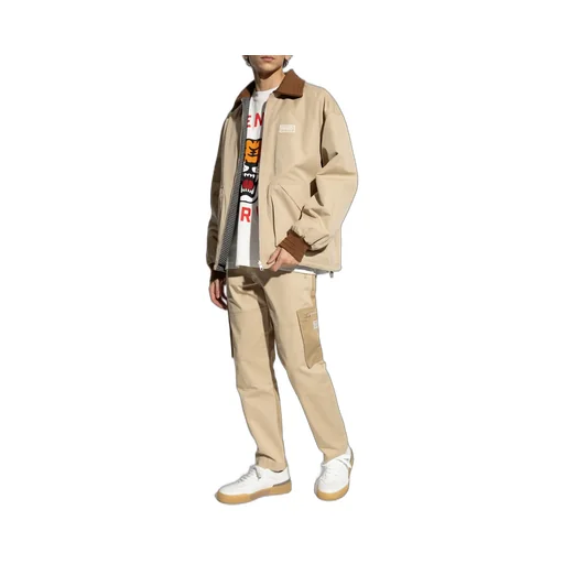 Straight-Leg Cargo Slim Trousers