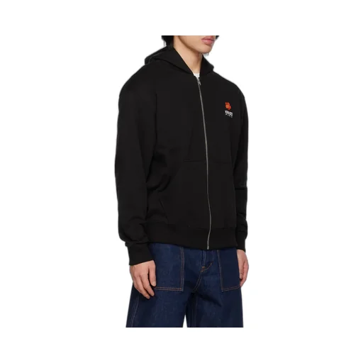 Boke Flower Zipped Hoodie