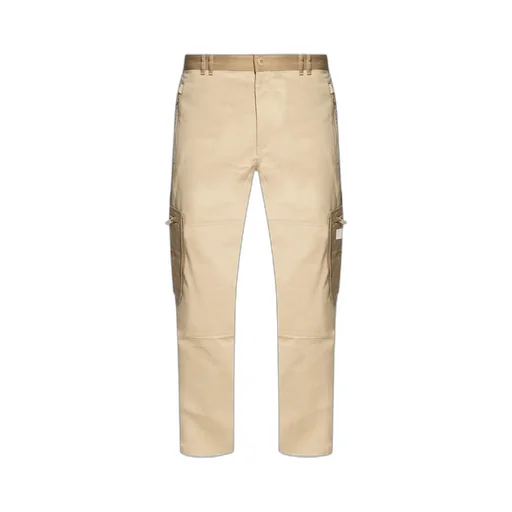 Straight-Leg Cargo Slim Trousers