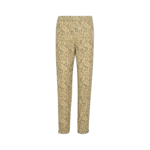 Snakeskin-Print Trousers