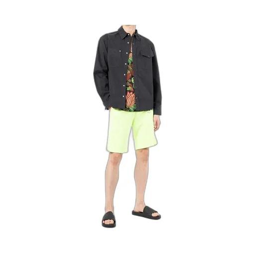 Logo-Patch Cotton Shirt