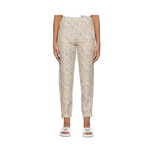 Snakeskin-Print Trousers