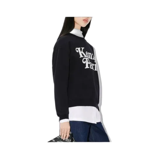 Verdy Flocked-Logo Crewneck Sweatshirt