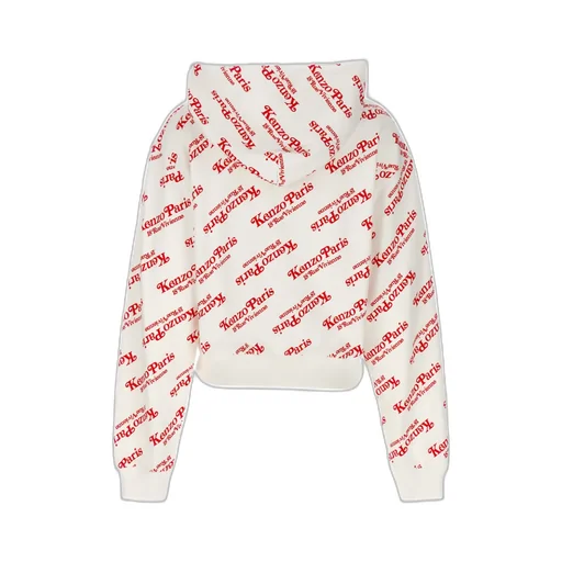 All-Over Logo Printed Hoodie