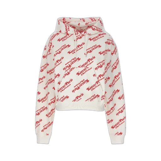 All-Over Logo Printed Hoodie