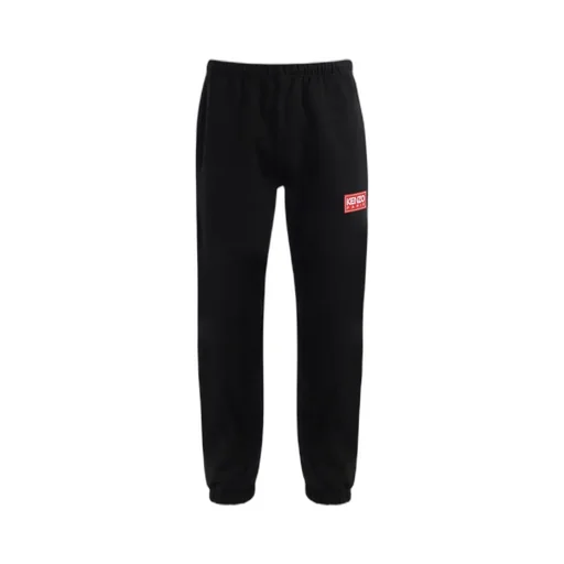 Logo Patch Straight-Leg Jogging Pants