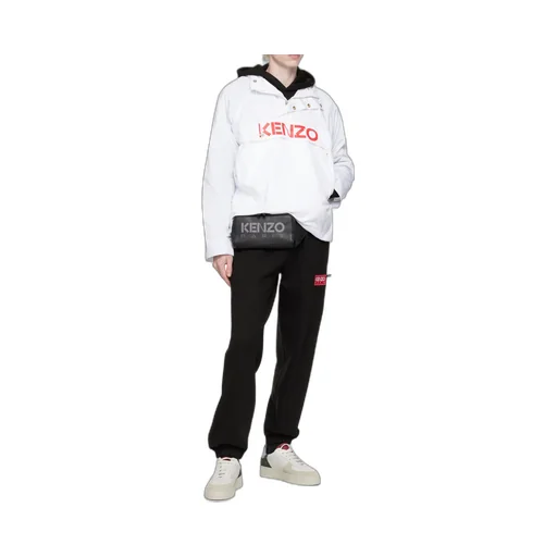 Logo Patch Straight-Leg Jogging Pants