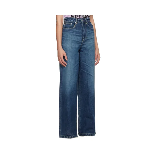 High-Waisted Wide-Leg Jeans
