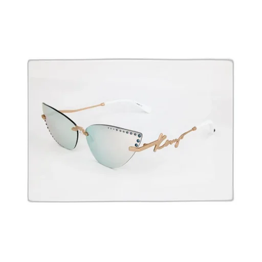 Rimless Logo Sunglasses