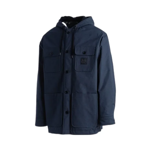 Tiger Head Motif Hooded Coat