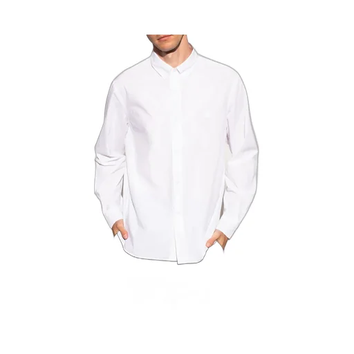 Tiger-Embroidered Cotton Shirt