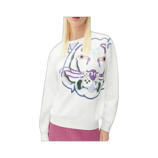 Tiger-Print Sweatshirt