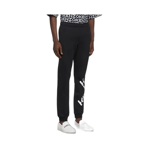 Logo Printed Elastic Waist Jogging Pants