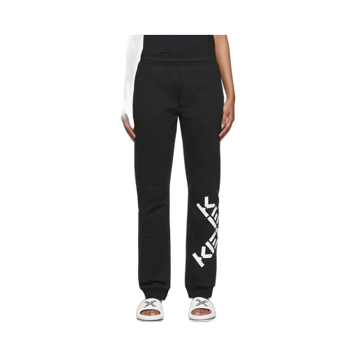 Logo Printed Elastic Waist Jogging Pants