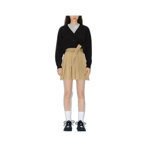 Pleated Mini Skirt