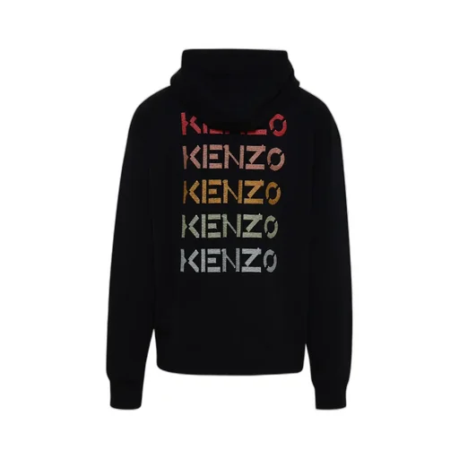 Gradient Logo Cotton Hoodie