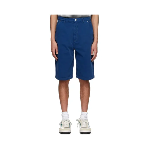 Logo-Patch Denim Bermuda Shorts
