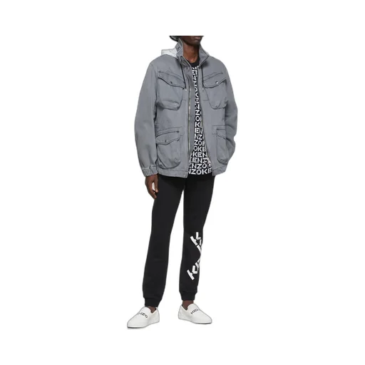 Logo Printed Elastic Waist Jogging Pants