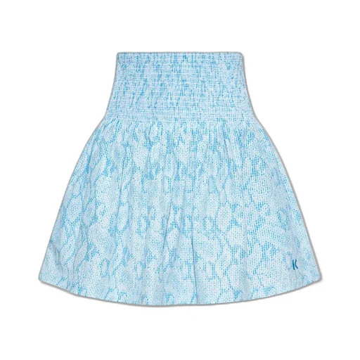 Wide Elasticated-Band Skirt