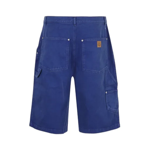 Logo-Patch Denim Bermuda Shorts