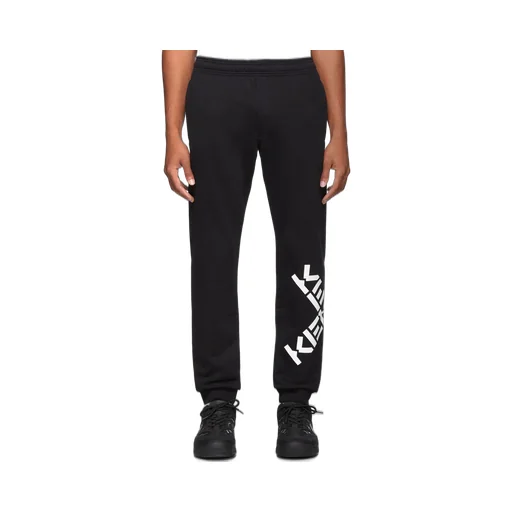Logo Printed Elastic Waist Jogging Pants