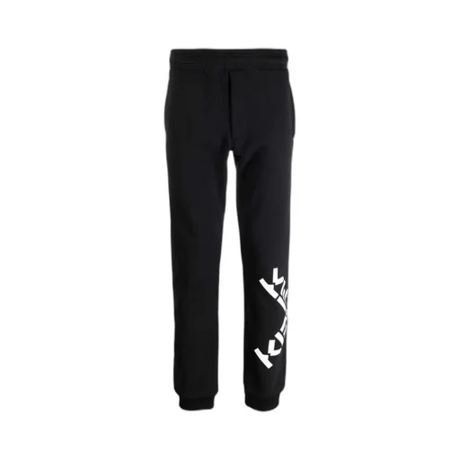 Logo Printed Elastic Waist Jogging Pants