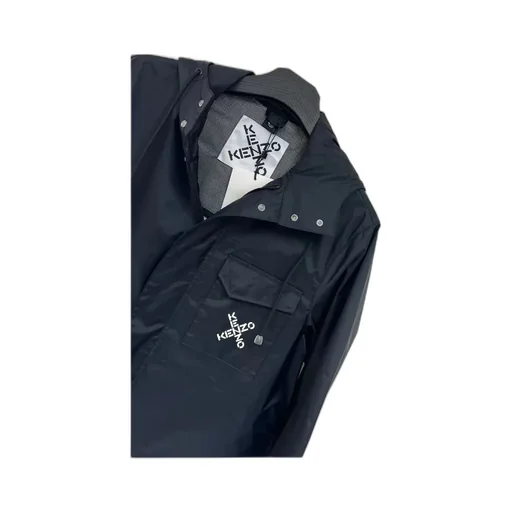 Logo-Printed Hooded Casual Jacket
