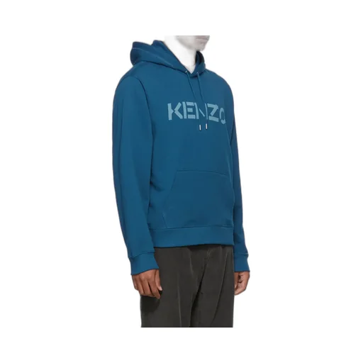 Logo Print Cotton Hoodie