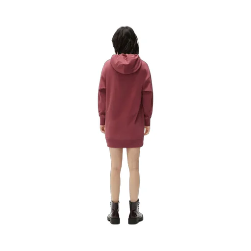 Logo Drawstring Sweatshirt Dress