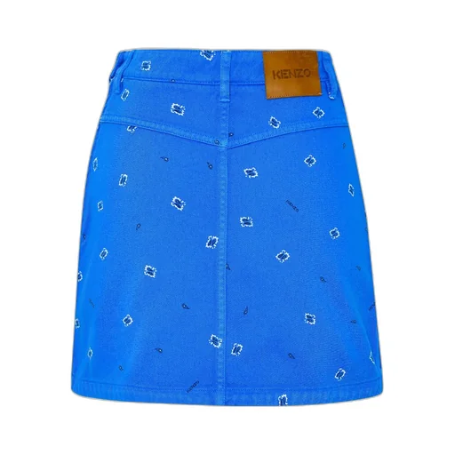 Paisley Printed A-Line Mini Skirt
